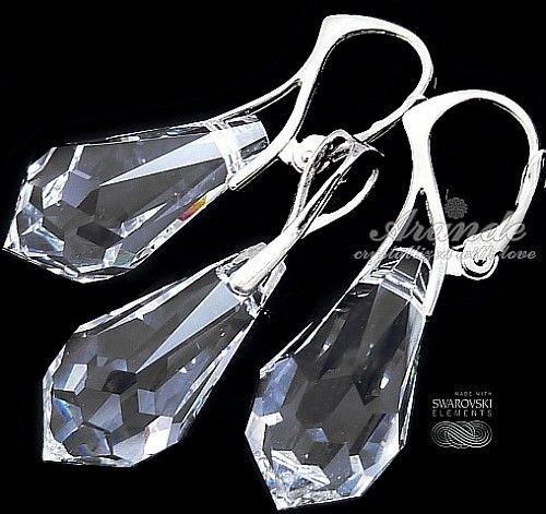 Arande SWAROVSKI piękny komplet CRYSTAL 22 MM SREBRO 3475264363