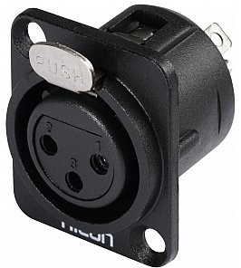 Hicon Złącze montażowe natablicowe XLR 3pin HI-X3DF-M 30200483