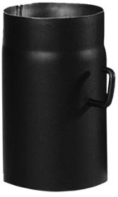 Kamino-Flam Kamino-FLAM 331706 rura piecowa klapa przepustnicy, 2 MM 120 X 250 MM, w kolorze czarnym 331706