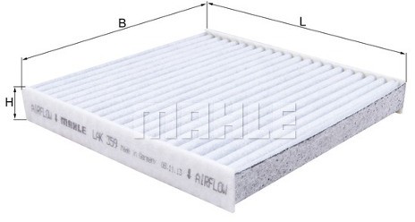 Knecht Filtr, wentylacja przestrzeni pasażerskiej LAK 359