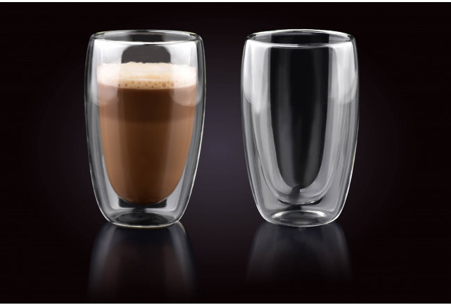 AffekDesign PETER Komplet 2 szklanek 450ml podwójne ścianki HTID1797-PROM