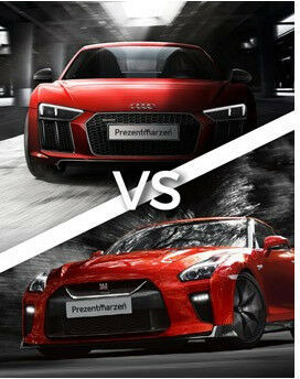 Jazda Audi R8 vs Nissan GT-R  wiele lokalizacji P0007482