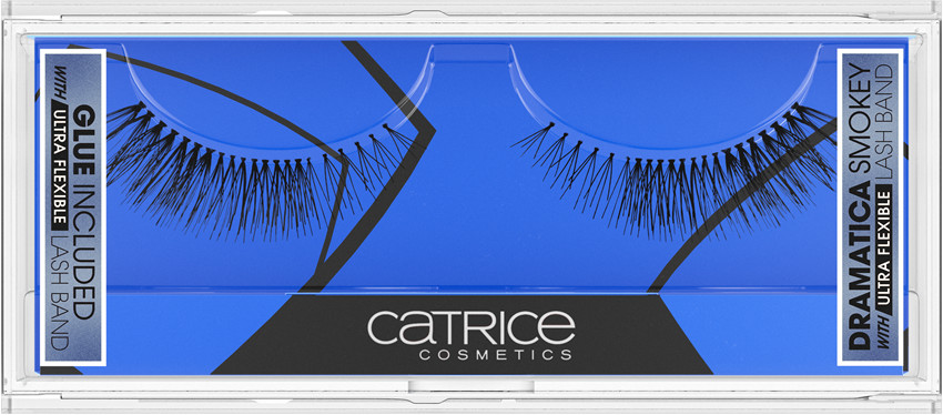 Catrice Lash Couture Dramatica Smokey Lashes zestaw sztuczne rzęsy na pasku + klej 1ml