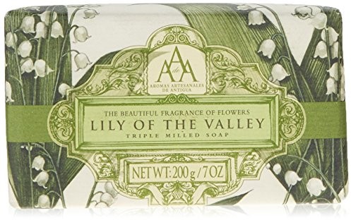 Aromas Artisanales de Antigua AAA Floral Lily of the Valley Triple milled Soap 200 G 61315