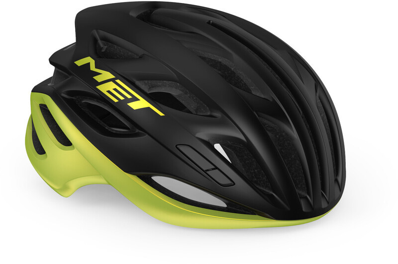 MET Estro MIPS Helmet, czarny/żółty S | 52-56cm 2022 Kaski szosowe 57003509