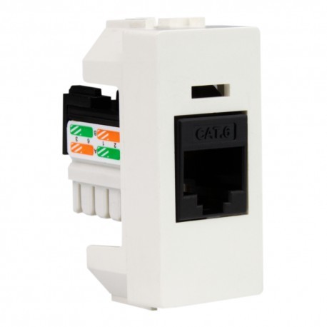 LEDart typu RJ45 cat.6 LAN moduł Keystone M-L 1393 7264.C6.B