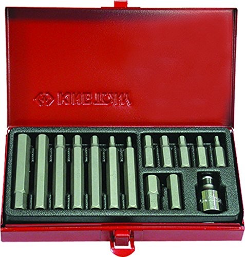 KING TONY 1015 MQ Coffret D bity wkrętakowe 6-kątny 10 MM 15-częściowy 1015MQ