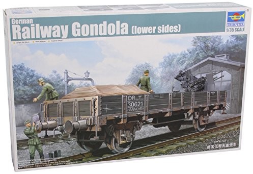 Trumpeter 01518 zestaw do budowy modelu German Railway Gondola (Lower Sides)