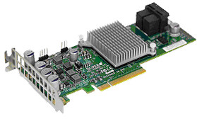 Supermicro HBA Card 8 int. ports, 12Gb/s, IT mode, no cache, max AOC-S3008L-L8E