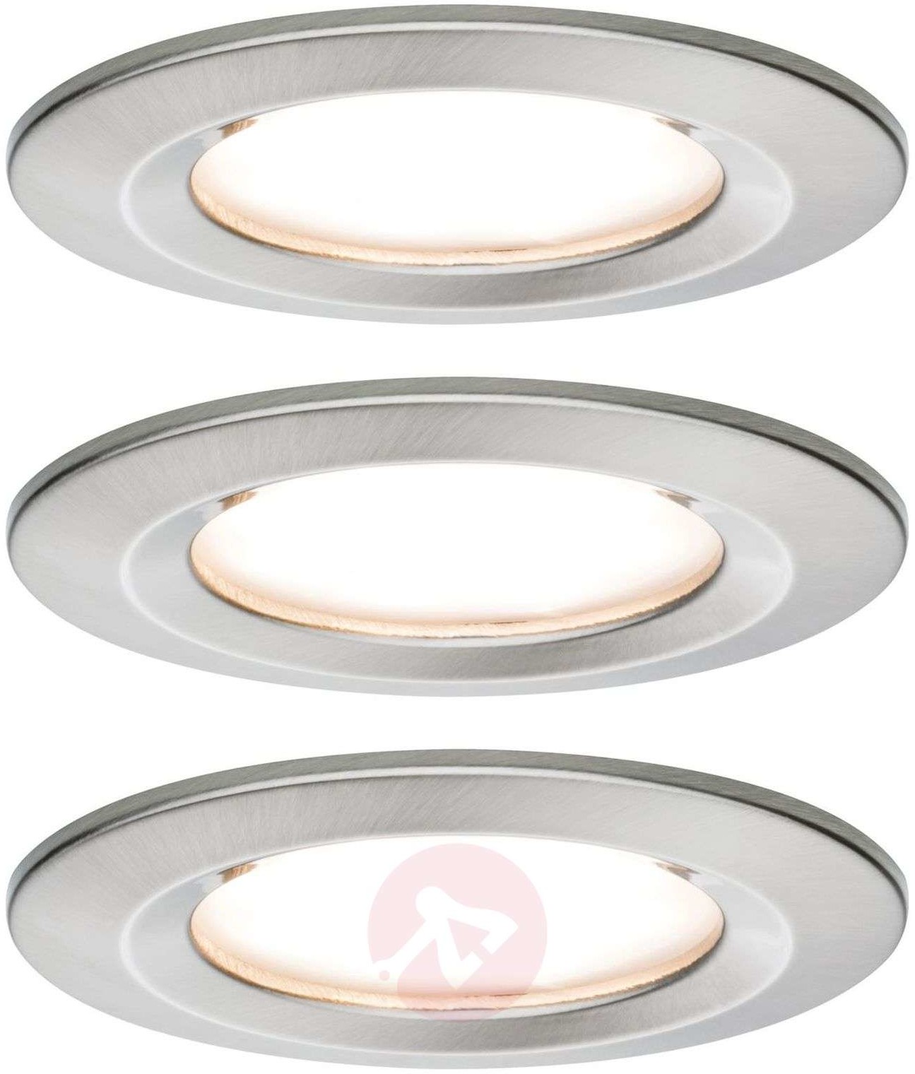 Paulmann Nova oprawa wpuszczana LED 3 szt., żelazo