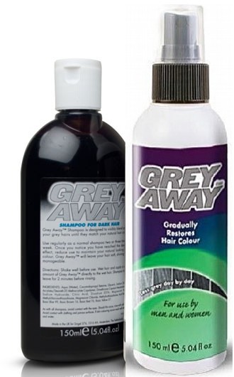 Grey Away kompleksowy zestaw odsiwiacz siwe włosy