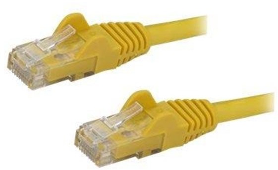 StarTech com 0.5m Yellow Cat6 / Cat 6 Snagless Ethernet Patch Cable 0.5 m - network cable - 50 cm - yellow N6PATC50CMYL