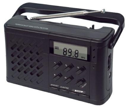 Zdjęcia - Radioodbiorniki / zegar Dartel Radio  RD-100LCD czarny 