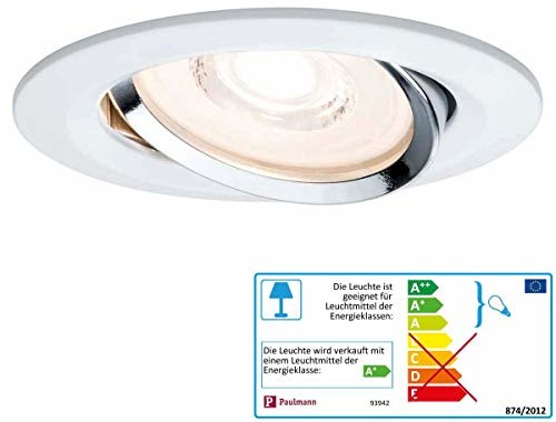 Paulmann 93942 Premium Coin zestaw EBL Reflector RD schwb. przyciemniana L 93942