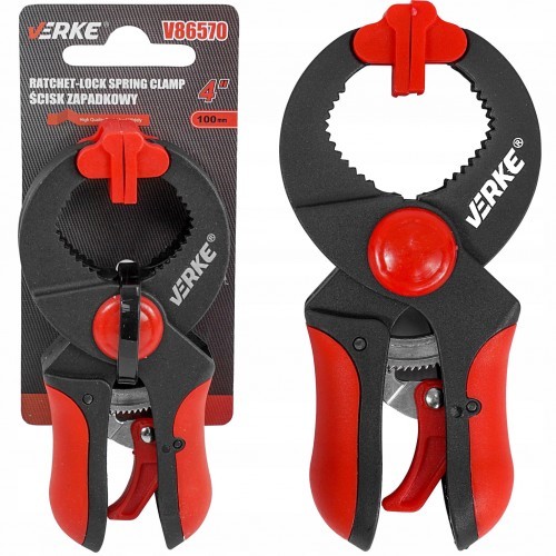 VERKE ŚCISK STOLARSKI SPRĘŻYNOWY ZAPADKOWY 100mm VERKE V86570