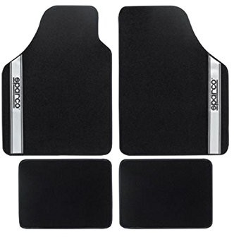 SPARCO PROGETTO CORSA 4 sztuki dywany uniwersalny Szary/czarny 03763BAR