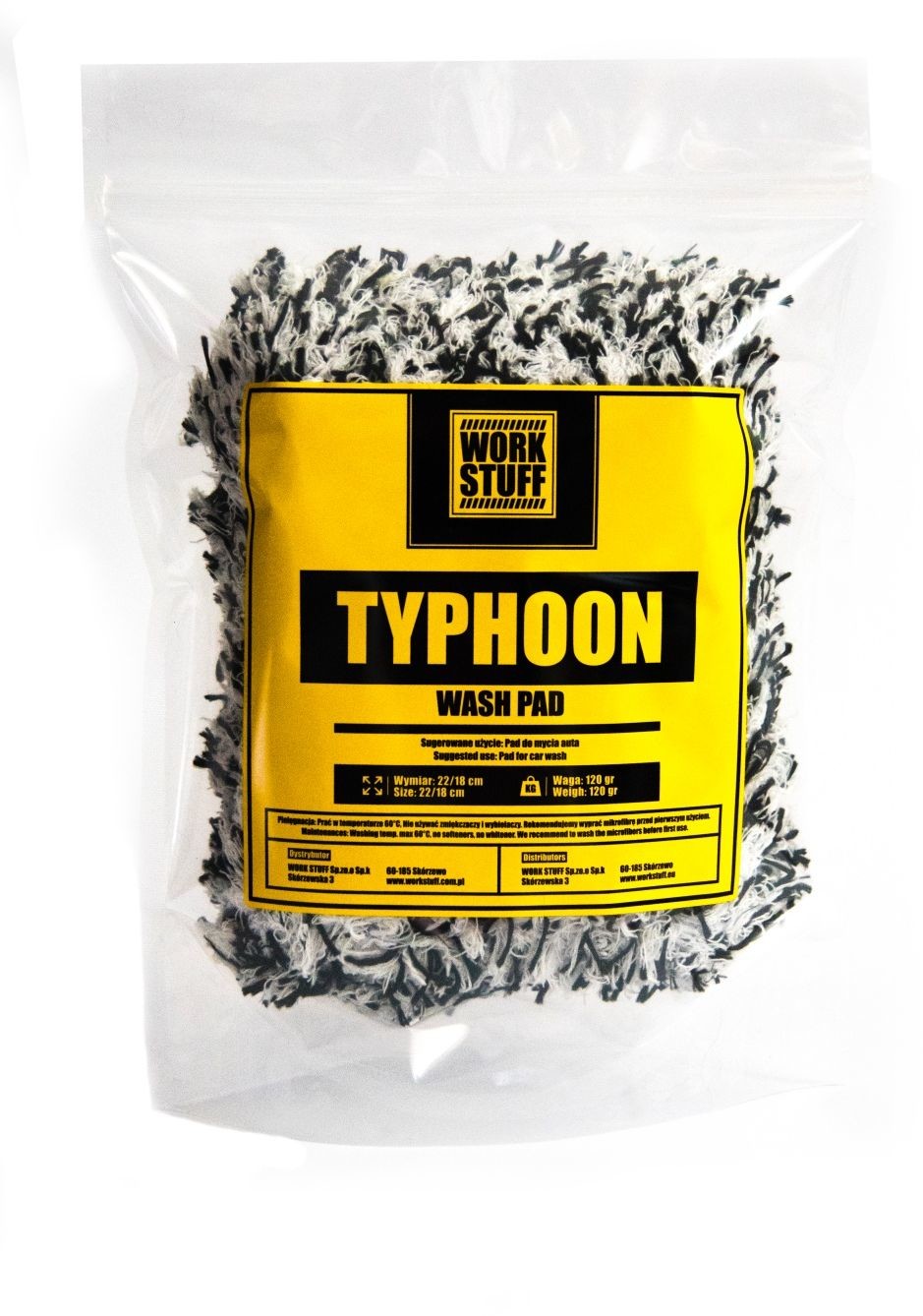 Work stuff Work Stuff Typhoon Wash Pad  delikatny pad do mycia z mikrofibry WOR000007