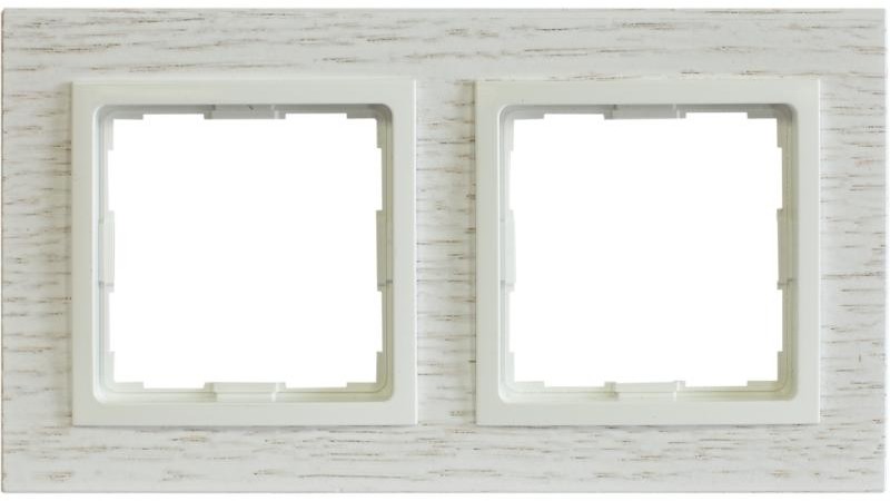 KOS Elektro System Vena 2 dąb bielony ramka 2 drewno kos_5221382
