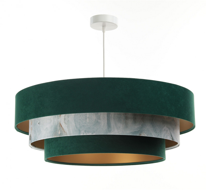 ImoLight Lampa wisząca Dalia Mix Zielona-Morska Fala-Złota 050-091-60 // IL-Dl-031