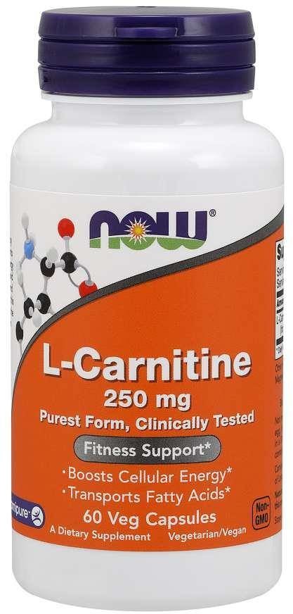 Now Foods L-Karnityna Carnipure 250 mg (60 kaps.)