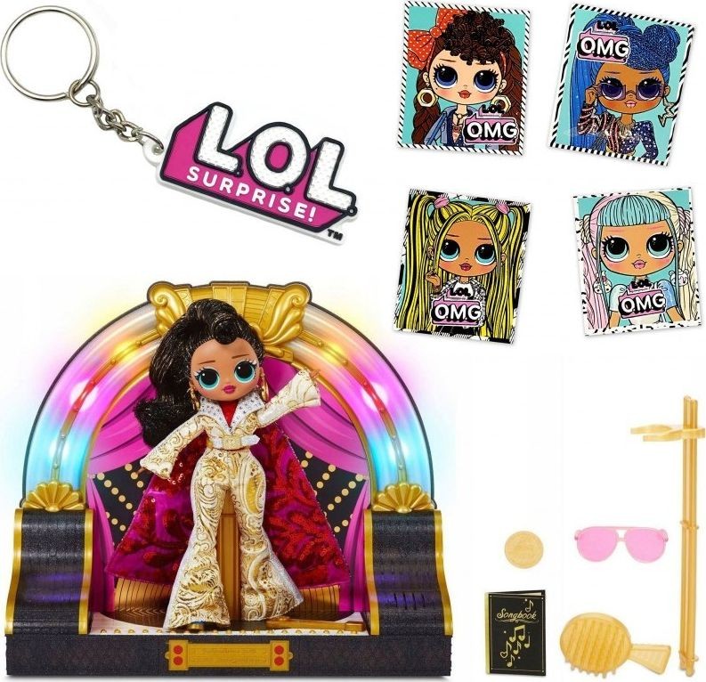 MGA Entertainment L.O.L SURPRISE Lalka kolekcjonerska LOL OMG REMIX Jukebox B.B Szafa Grająca 0716053832504