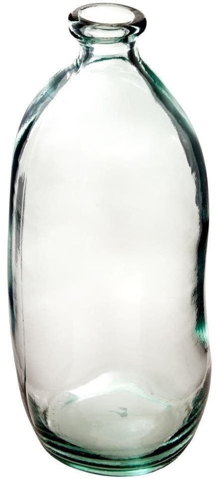 Atmosphera Wazon szklany z recyklingu 73 cm przeźroczysty B07K169VLL