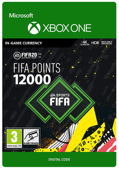 FIFA 20 Ultimate Team 12000 punktów (GRA XBOX ONE) wersja cyfrowa