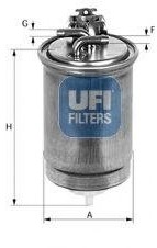 UFI ufi linii 55.427.00 filtr paliwa bukszprytu filtr, filtr, filtr paliwa 55.427.00