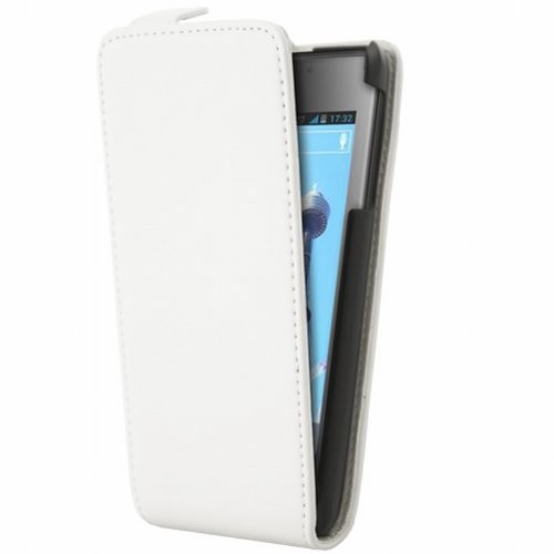 Mocca Design Mocca Design ECRUC02 etui z klapką imitacja skóry dla Ucall Houston białe ERUC02 BLANC