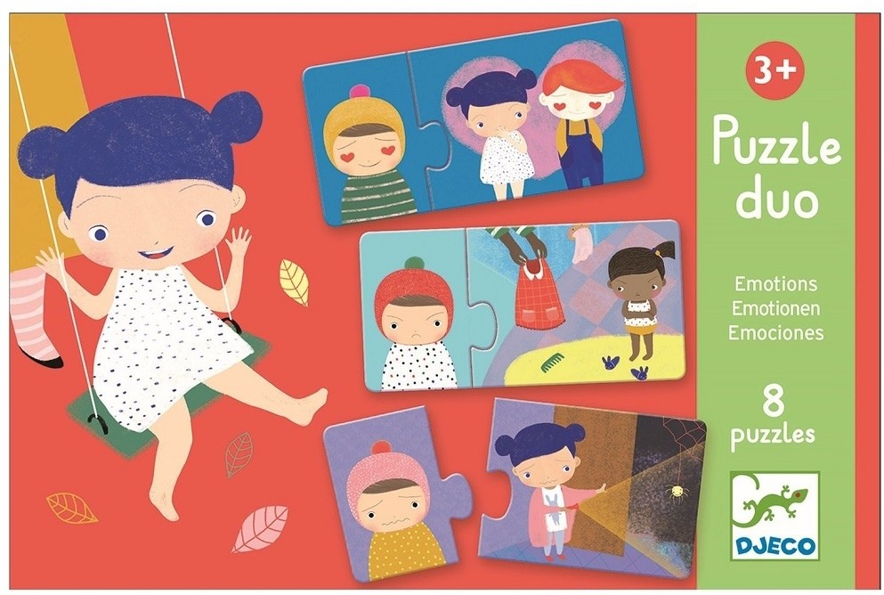 Djeco EMOCJE puzzle tekturowe duo DJ08152 DJ08152
