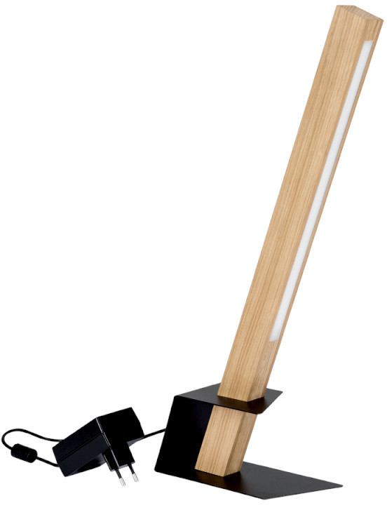 Britop Stołowa  stojąca RAPID 7264174 drewniana LAMPA belka LED 4,5W 3000K biurkowa czarna drewno 7264174