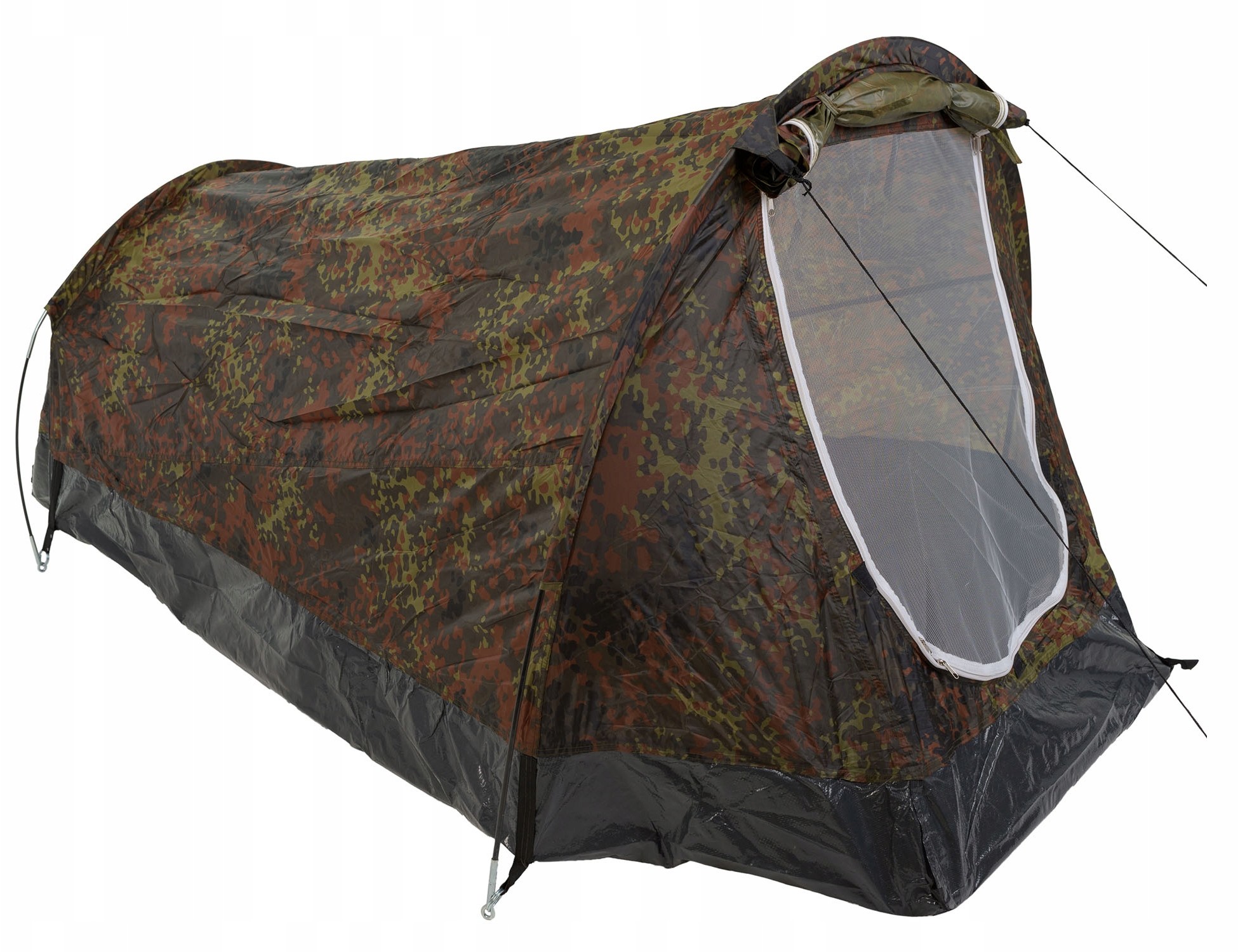 Namiot Tunelowy 2 osobowy 220x130x100 cm Flecktarn