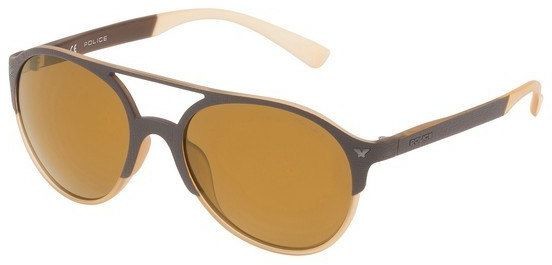 Police Okulary przeciwsłoneczne Unisex SPL163557ESG (55 mm) S0329627