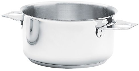 De Buyer rondel  garnek do smażenia, ze stali nierdzewnej, srebrny 3491.20