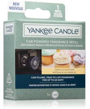 Фото - Автомобільний ароматизатор Yankee Candle Vanilla Cupcake Elektryczny Odświeżacz do samochodu - Uzupełniacz 