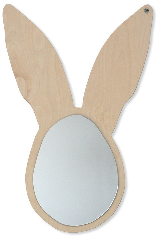 DekoSign Kids Lustro Dekoracyjne 3d Krliczek 48,0x32,0/Lustro Dekoracyjne/GAT 1 (DK-711520)