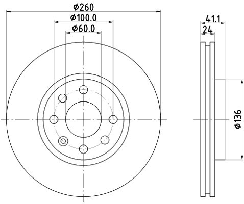 HELLA PAGID Tarcza hamulcowa PAGID 8DD355108-271