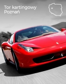 Jazda za kierownicą Ferrari 458 Italia  Tor kartingowy Poznań P0001365