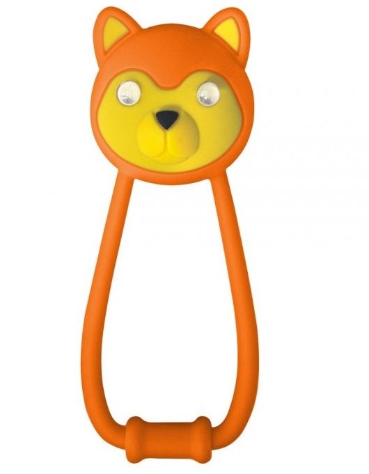 Kellys Lampka przednia Teddy pomarańczowa 125764