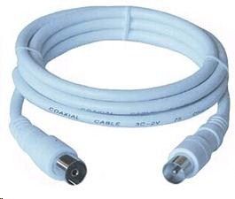 PremiumCord Kabel Antenowy 15m Biały ktmf15