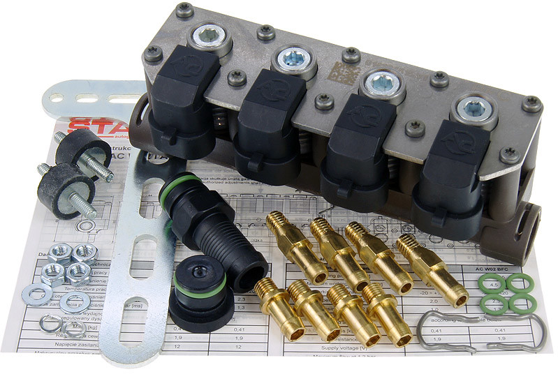 AC Listwa wtryskowa AC W02 BFC 4 cyl. LIS.Y117