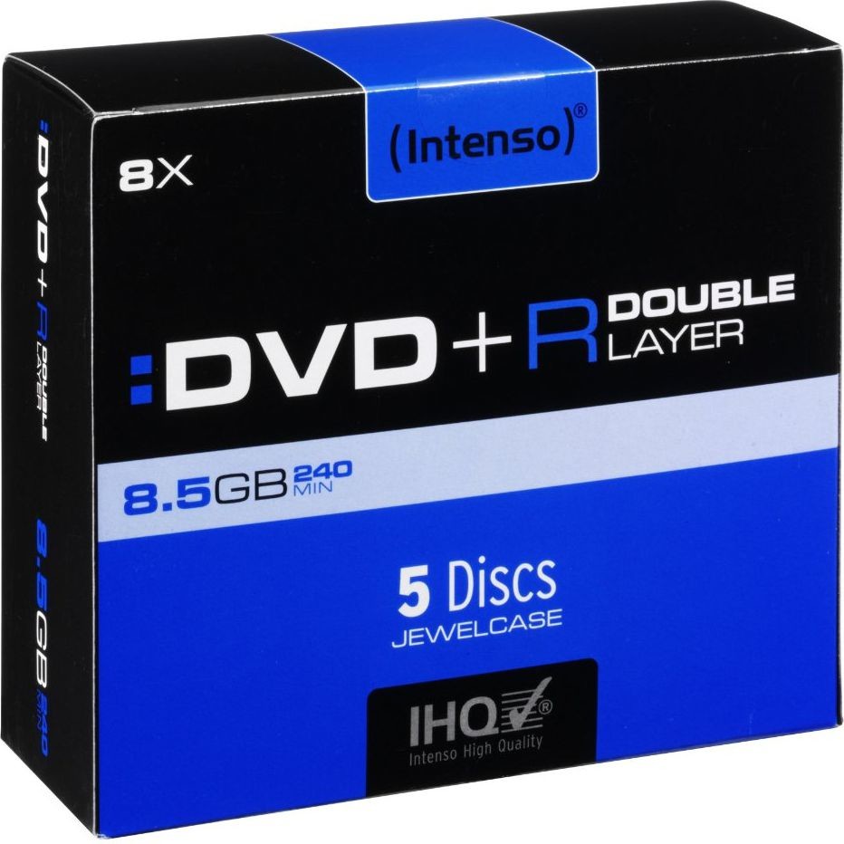 Intenso DVD+DL 8x JC 8.5GB 5uk - 4311245