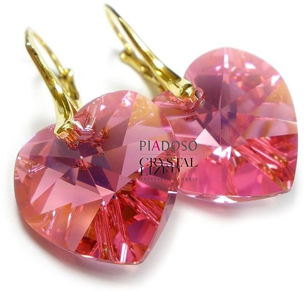 Swarovski Arande piękne kolczyki ZŁOTE SREBRO 18RS 1234912535