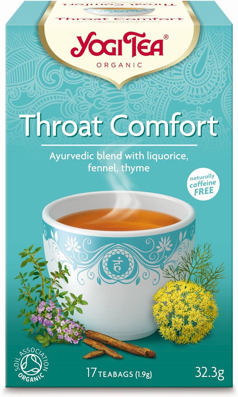 Yogi Tea HERBATKA NA GARDŁO (THROAT COMFORT) BIO (17 x 1,9 g) 32,3 g -