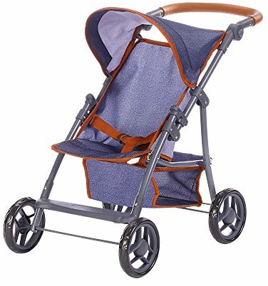 KNORRTOYS.COM KNORRTOYS.COM 16830 Knorrtoys 16830 lalka buggy Liba-Dark Blue Buggy dla lalek 16830