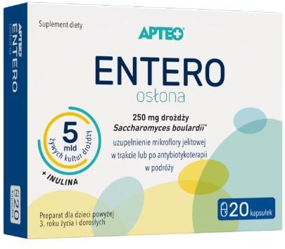 Apteo Apteo Entero Osłona 20 kapsułek 3727341