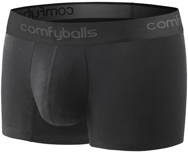 ComfyBalls COMFYBALLS Bokserki do biegania REGULAR WOOD czarne