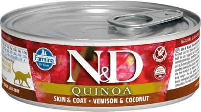 FARMINA N&D Cat quinoa vension & coconut 80 g