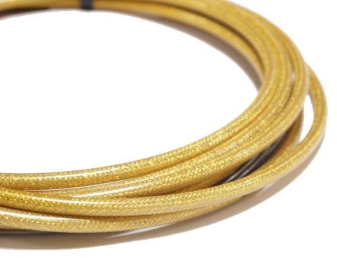 Jagwire cięgno manetki firmy pokrowiec zewnętrzny Lex, pleciona, Slick-Lube-smarowania, złoto JA7703