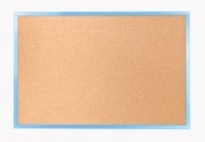 Allboards Tablica korkowa w kolorowej ramie 90x60 cm NIEBIESKA TK96N